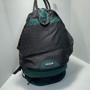 Icecap Backpack Black Green Mesh Insulated 3‎ Compartment Hiking Camping Travel